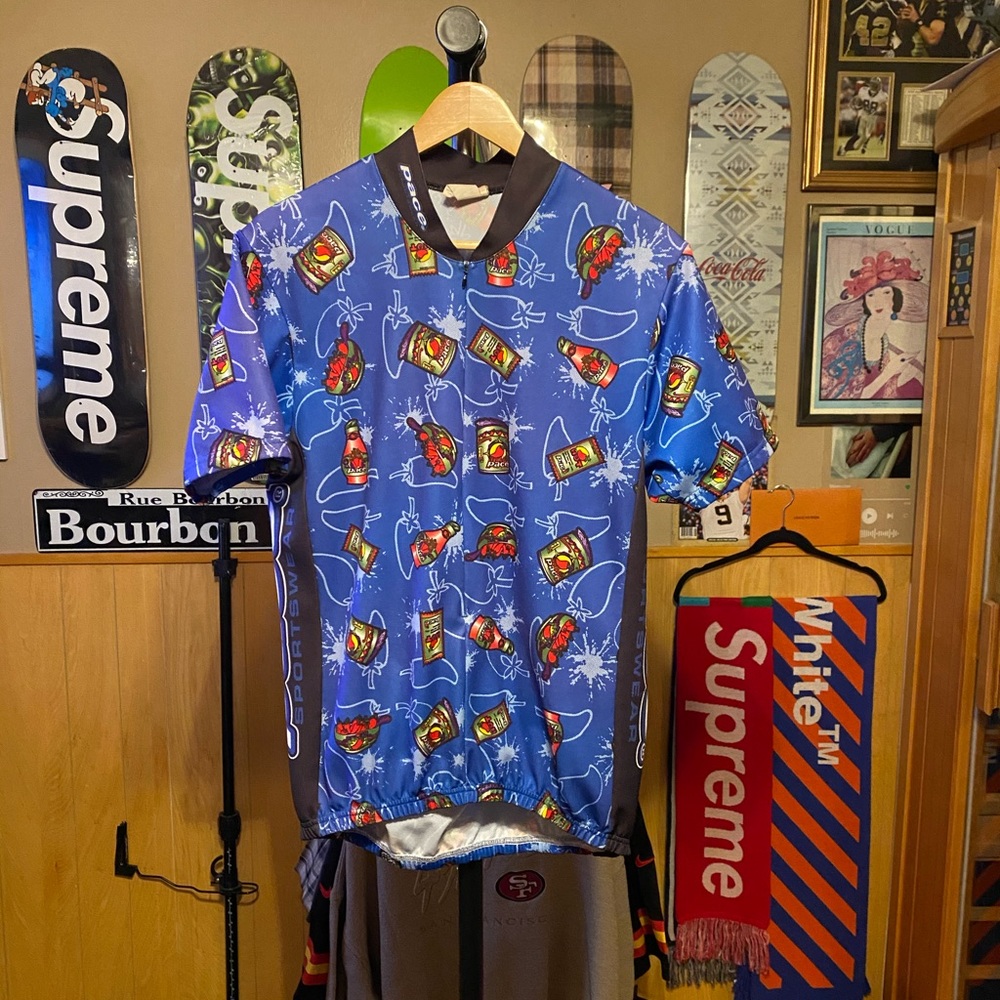 Pace cycling jersey men’s salsa hot sauce